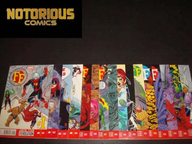 FF 1-16 Complete Fantastic Four Comic Lot Run Set Fraction Marvel Collection