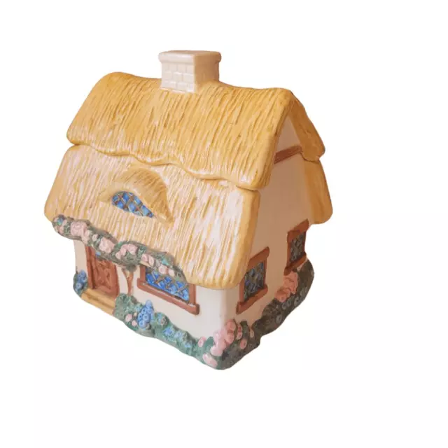 Vintage Creative Circle Cookie Jar Cottage House Kitchen Decor