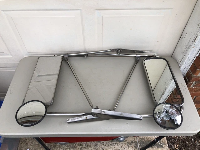 Vintage West Coast Style Truck Mirrors Set