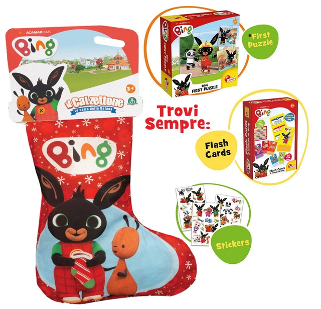Calzettone Bing Di Giochi Preziosi - Modello CA801000 - Con Sorprese A Tema Bing - Con Tasca Posteriore - Foto 5