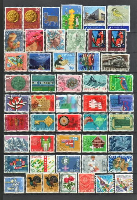 SCHWEIZ Briefmarken Lot gestempelt