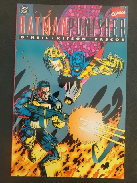 Batman Punisher Lake Of Fire Prestige Format Graphic Novel 1994 Dc Marvel Comics