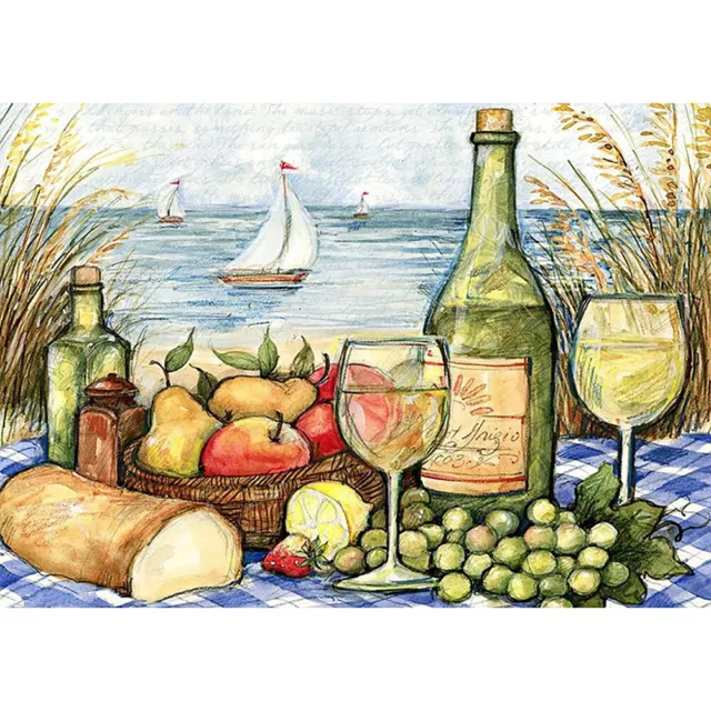 MY# (DB2982) 5D DIY Square Diamond Diamond Painting Wine Glass Embroidery Kits (