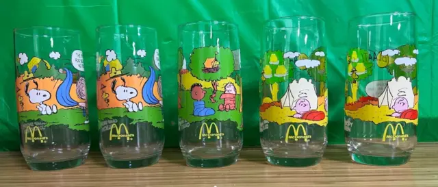 5  McDonalds "Peanuts/Camp Snoopy/Charlie Brown" - 3 different designs