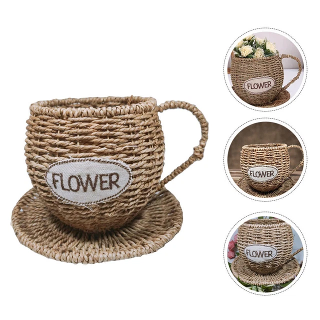 Blumentopf-Container Blumen-Topfkörbe Pflanze Aufbewahrungskörbe für Garten