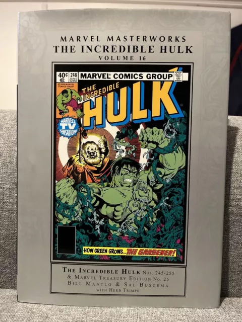 Marvel Masterworks: The Incredible Hulk Vol. 16 - Hardback. New and sealed