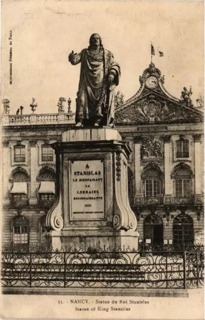 CPA NANCY Statue of King Stanislas (680510)