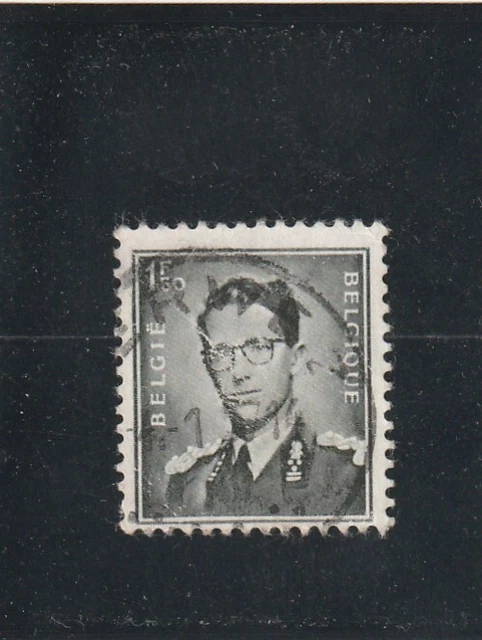 L5355 BELGIQUE TIMBRE N° Y&T 924 de 1953 " Baudouin 1 er " Oblitéré