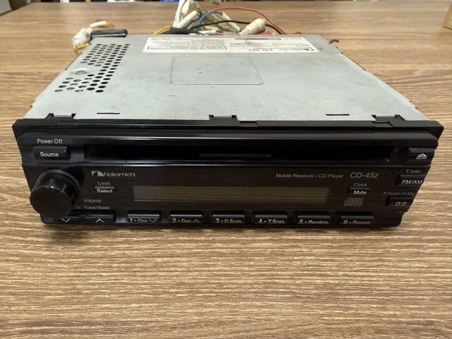 希少美品！ナカミチ nakamichi CD-45Z CDプレーヤー動作確認済み 希少美品！ナカミチ nakamichi CD-45Z CDプレーヤー動作確認済み