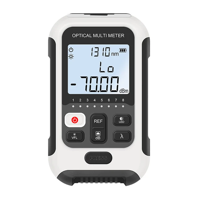 Misuratore di potenza fibra ottica portatile 4 in 1 tester fibra digitale TM570AL V30 30 MW❤