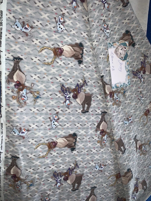 jersey stoff, frozen, olaf u sven, eiskönigin, 1,90m x VB