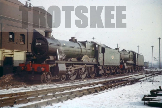 35MM SLIDE BR British Railways Steam Loco 6961 Class 6959 1963 Original ...