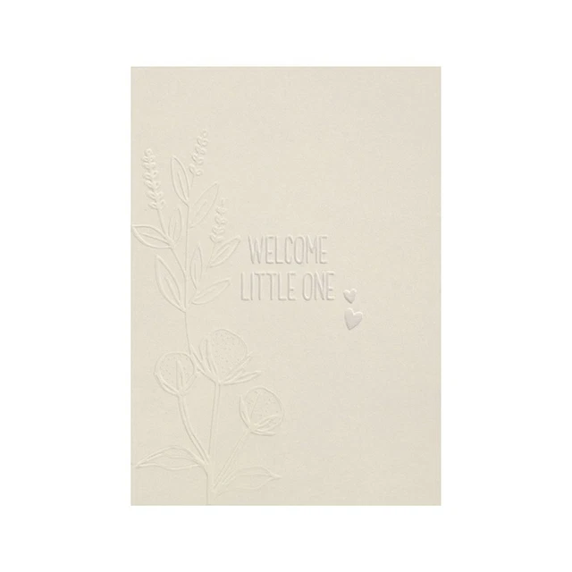 Tarjeta de Regalo "Welcome Little Uno" Suministros Artesanía Materiales Arte