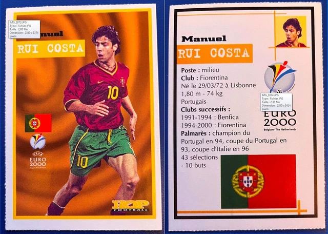 Carte Adrien Ilie - UEFA Euro 2000 - Équipe De Roumanie - Rookie Card - Kop Football