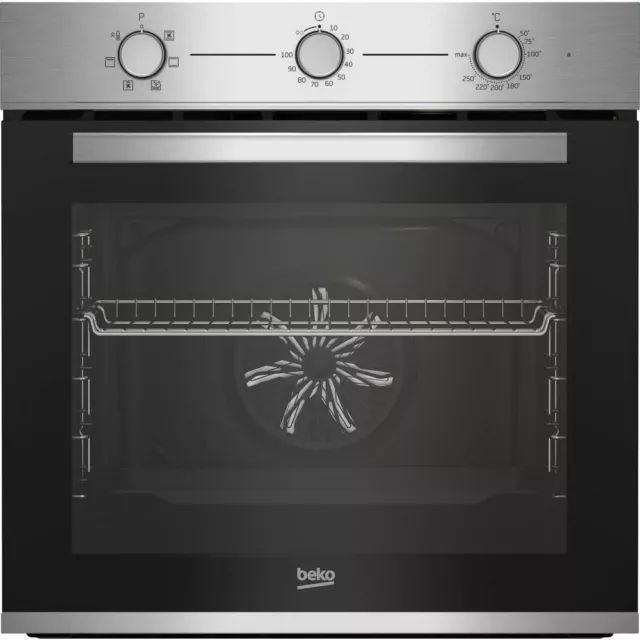 Beko Forno Elettrico da Incasso Ventilato 72 lt 60 cm Classe A Inox BBIE12100X