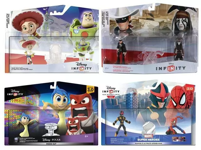 Disney Infinity Spielsets alle Konsolen enthalten 2 Figuren 1.0, 2.0 3.0 Spielset