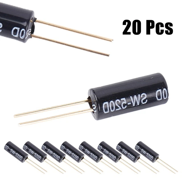 20 pi??ces interrupteurs inclinables SW520D capteur de vibration construction ro