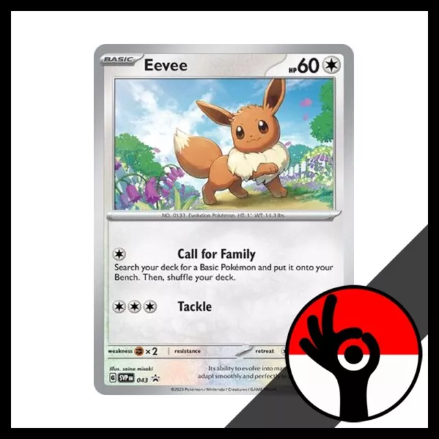 Pokemon TCG: Scarlet & Violet Promo - SVP043 - Eevee