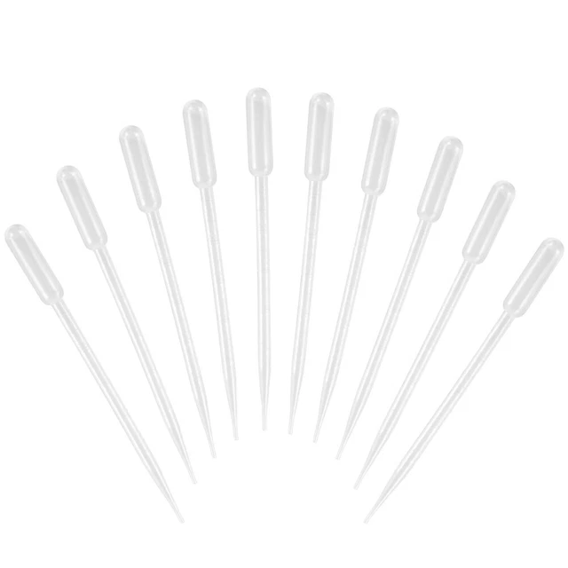 150 Pipette In Plastica USA E Getta Da 5ml - Per Oli Essenziali, Cosmetici E Liquidi, Graduate