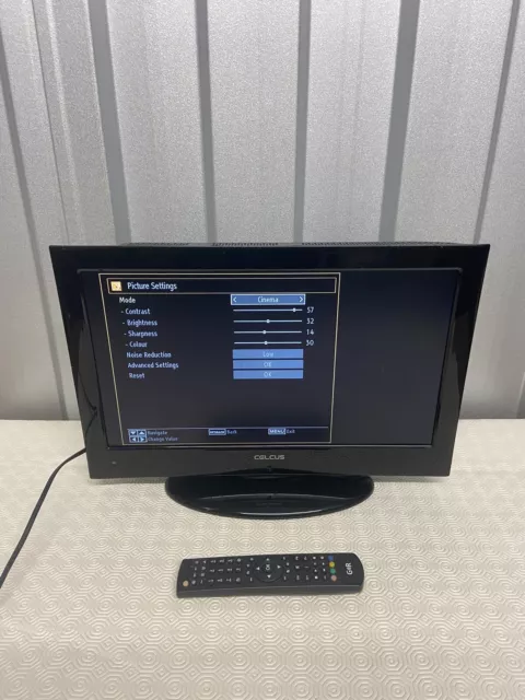 Celcus TV - 19" Inch TV HD / HDMI / Freeview + Remote (LCD19913HD) - Tested
