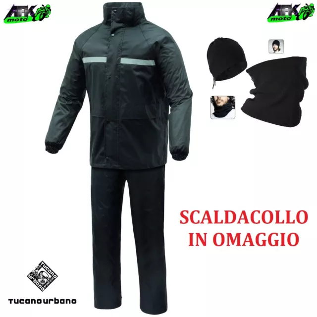 Tuta Antiacqua Antipioggia Impermeabile Tucano Urbano Giacca Pantalone per Moto