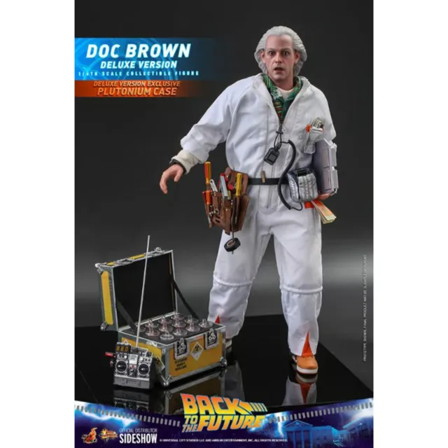 Hot Toys Back To The Future Doc Brown Deluxe Sixth Scale Figure NEW IN STOCK