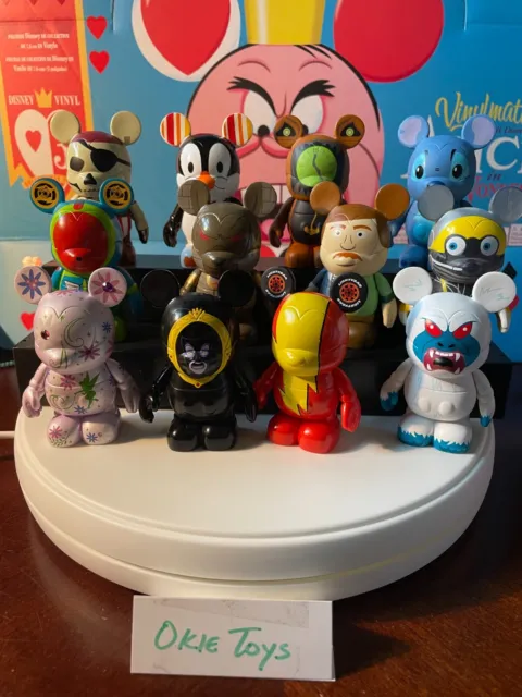 Vinylmation Park Series 5 Full set With Boxes Bags and Cards