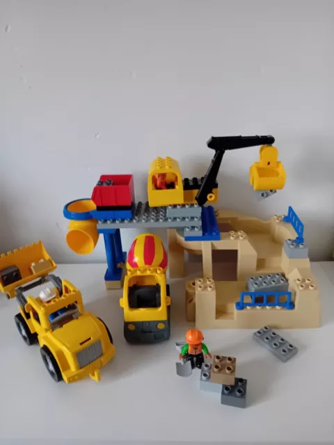 LEGO DUPLO SET 5653 Stone Quarry 100 Complete Construction Digger Cement Mixer 44.99 PicClick UK