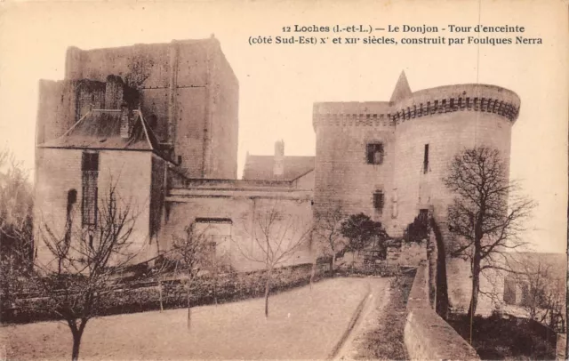 CPA LOCHES Le Donjon Tour d'enceinte (143234)