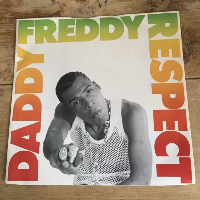 DADDY FREDDY - Respect - 1990 UK 3-track 12" Vinyl Single KRT19