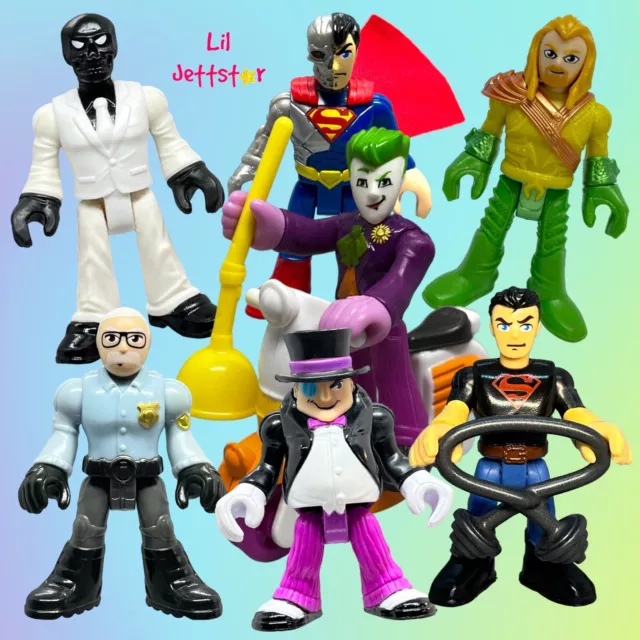 IMAGINEXT FIGURES Super Hero & Villains Used 3" Figures Loose *Please Select*