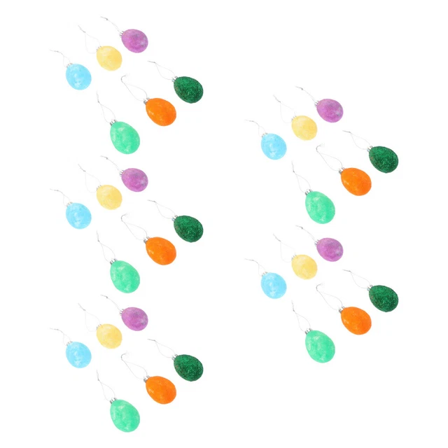 Schiuma uova di Pasqua gioielli per bambini decorazioni ornamentali uova Natale