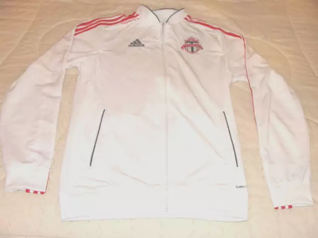 Toronto FC TFC Soccer MLS Adidas Jacket XXL White Zip