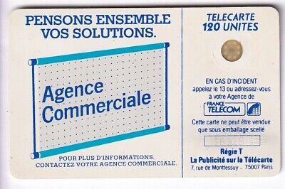 VARIETE TELECARTE LOGO . 120U Te13 SC4AN AE T7 RECTIFIE IMP/PE i6834/16834  C?€ 