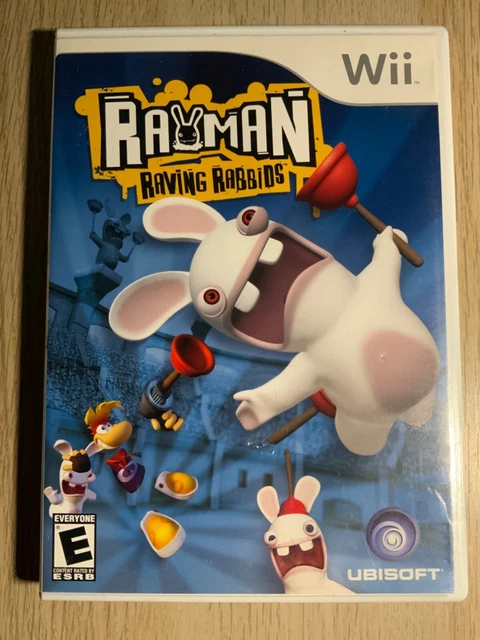 RAYMAN RAVING RABBIDS Nintendo Wii Game 2006 Family Fun Gross Out ...