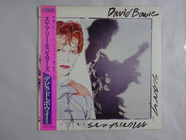 David Bowie Scary Monsters RCA RVP-6472 Japan promo VINYL LP OBI