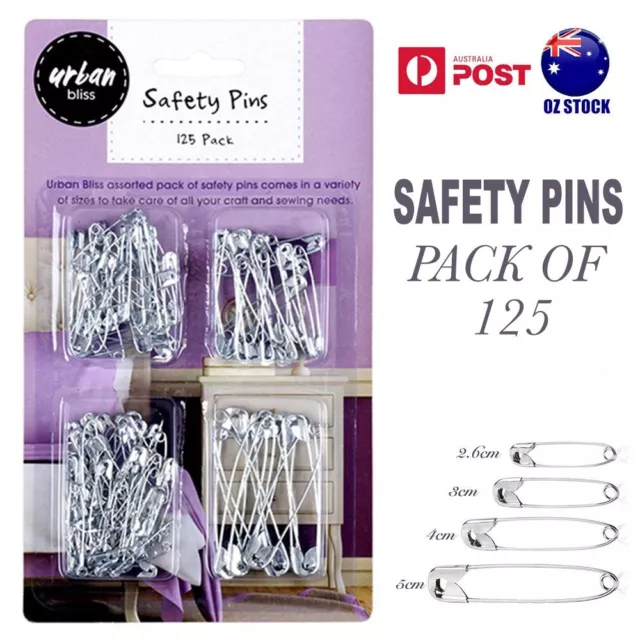 Safety Pins, Safety Pins Assorted, 20 Pack, Assorted Safety Pins, Safety Pin,  Small Safety Pins, Safety Pins Bulk, Large Safety Pins, Safety Pins for  Clothes 