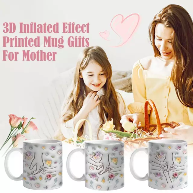 3D Inflated Effect Printed Mug Gifts For Mother