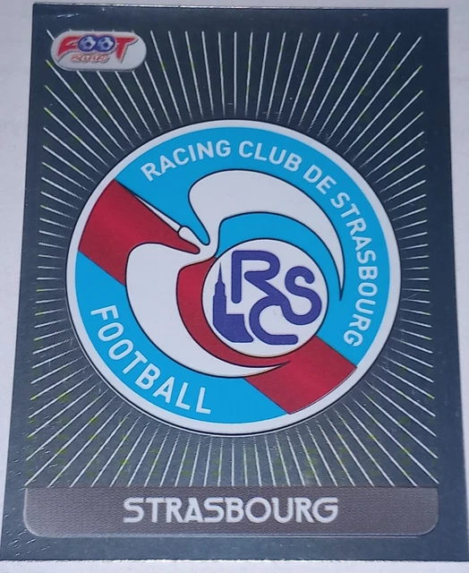 Sticker Cromos Panini Foot 2008 Ecusson Escudo Rc Strasbourg #443