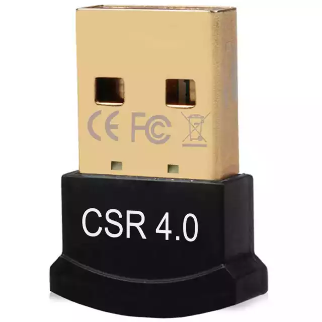 CSR V4.0 Bluetooth 4.0 Adapter Mini Dongle Stick USB 2.0 Dual Mode High Speed #3