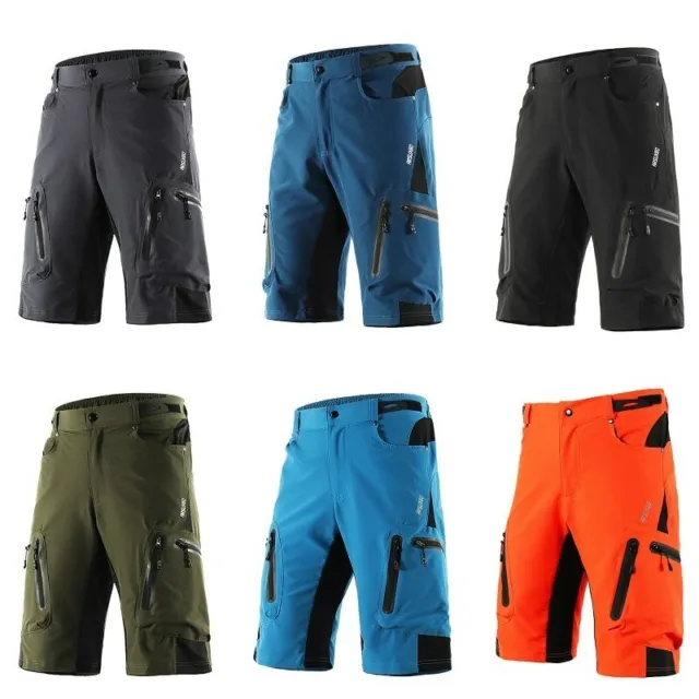 Mens MTB Mountain Bike Short Bicycle Cycling Riding Shorts Wear Relaxed Loosefit