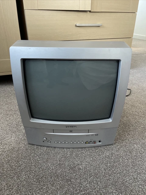 RARE TOSHIBA 14 Retro Gaming CRT TV DVD Player Combo Television No rare-toshiba-14-retro-gaming-crt-tv-dvd-player-combo-television-no