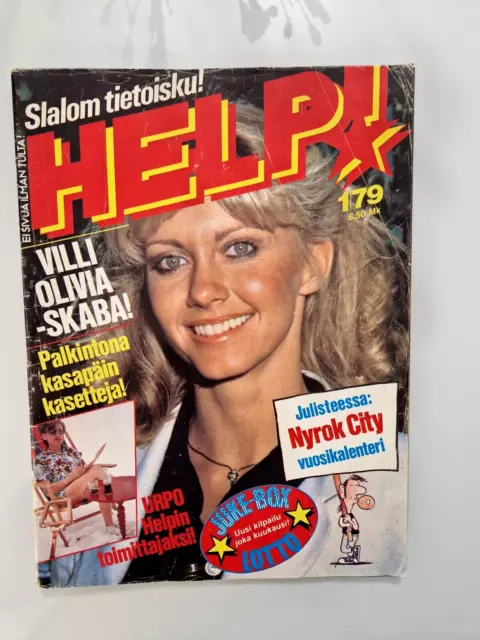 Olivia Newton John / Bonnie Tyler - Very rare newspaper from Finland 1979