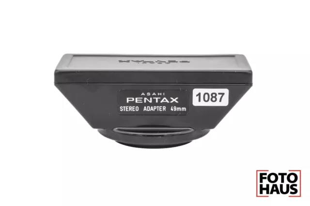 Adaptador estéreo Pentax Asahi 49 mm para lente 3D 35 mm efecto SLR 1087