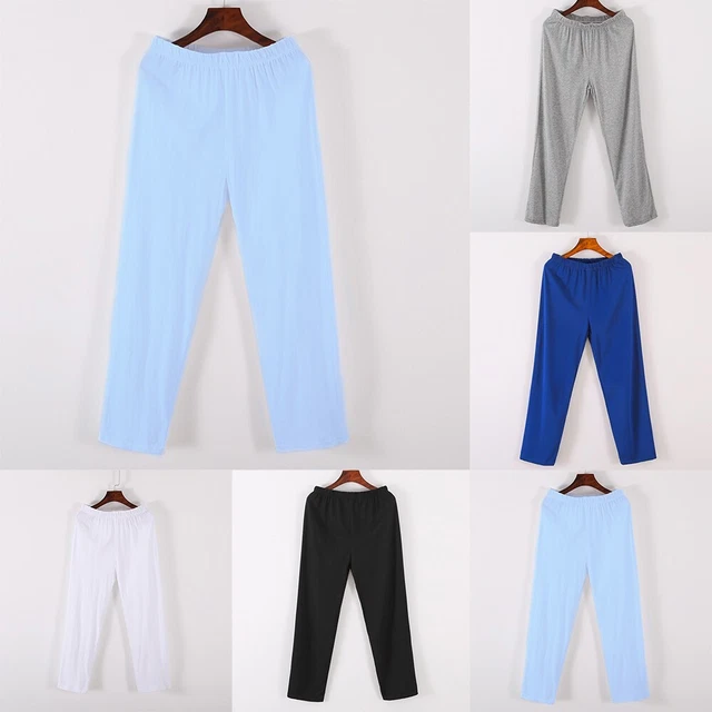 Pigiama lungo parti inferiori pigiama sonno casa taglie forti pantaloni abbigliamento