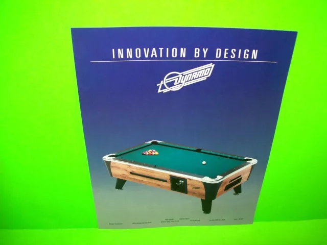 Dynamo Sedona 8' Pool Table - Coin Operated