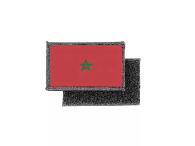 toppe toppa patch bandiera stampado applique banderina marocco