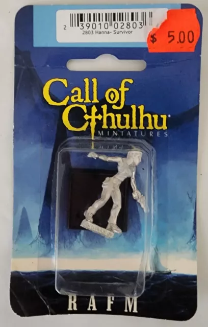 Call of Cthulhu Miniatures Hanna Survivor 25mm Miniature NEW RAFM