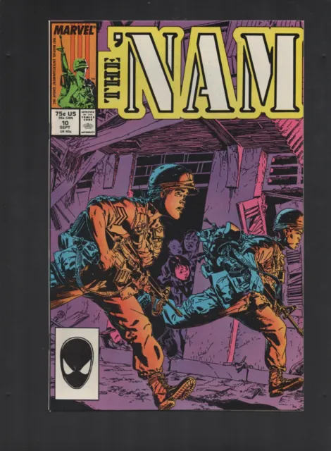 Marvel Comics The 'Nam September 1987 VOL# 1 NO# 10 Comic Book Comicbook 5