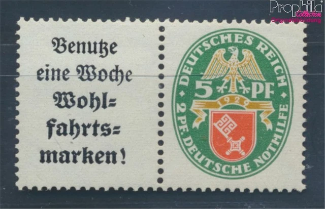 Allemand Empire w35 neuf 1929 D et 'urgence (8031519